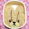 シャンプーハット's cooksnap of when they made くまのジャッキー　キャラ弁.