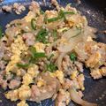 ☆ドキンちゃん☆”'s cooksnap of when they made 豚ひき肉、玉ねぎ、ピーマンの卵炒め.