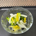 ◆どらしま◆'s cooksnap of when they made 大根と胡瓜と柚子の浅漬け.
