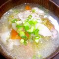 せいじミキ's cooksnap of when they made 豚肉と春野菜たくさんの味噌汁.