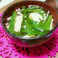 ☆akinan☆'s cooksnap of when they made 簡単！えのきとニラの中華スープ.