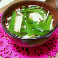 ☆akinan☆'s cooksnap of when they made 簡単！えのきとニラの中華スープ.