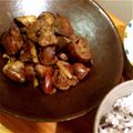 シャモ's cooksnap of when they made 鶏キモの生姜煮・鉄分が豊富なヘルシー料理.