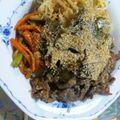 かなこ。。。's cooksnap of when they made 野菜いっぱい！お手製ビビンバ丼.