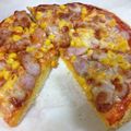 汐凪名柚's cooksnap of when they made ホットケーキミックスで簡単ピザ☆.