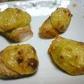 くまやっこ's cooksnap of when they made 鮭の幽庵風♪クリチ卵黄ソース焼き☆.