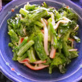 ひろたみん's cooksnap of when they made 菜の花＆カニカマのわさびマヨネーズ和え.