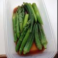 ぴかとぅー's cooksnap of when they made アスパラガスのお浸し　わさび風味.