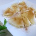 ちび坊ママ's cooksnap of when they made １分で出来る＊余った皮で♪簡単生八つ橋＊.