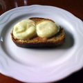 ブランディ's cooksnap of when they made 梅チーズトースト.