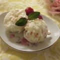 miyuki12's cooksnap of when they made 苺＆ホワイトチョコのふんわり濃厚アイス♪.