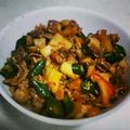 DHA's cooksnap of when they made 豚キムおくら.