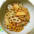 おおたにしえ's cooksnap of when they made かまぼこと蓮根のきんぴら.