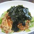 ちばたま's cooksnap of when they made 我が家の納豆ご飯.