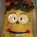 icecream475's cooksnap of when they made スポンジボブ ♪キャラ弁★.