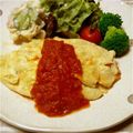 福福弐番館's cooksnap of when they made 簡単トマトソースでオムライス☆.