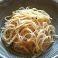 0455's cooksnap of when they made 和えるだけ❤明太茶漬けパスタ.