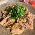 修行僧's cooksnap of when they made 簡単！豚肉と舞茸の味噌炒め♡シソ添え♡.