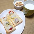 ﾋﾟﾛﾐ♡'s cooksnap of when they made 簡単❢トマトチーズトースト(o^^o)♪.
