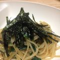 まみらいおん's cooksnap of when they made 葱と海苔だけで美味　和風パスタ.
