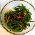wakanan's cooksnap of when they made 簡単おつまみ★ﾋﾟｰﾏﾝの塩こんぶあえ.