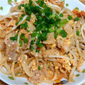 mayuna50's cooksnap of when they made 豚肉とキムチのもやし卵炒め*もう一品.