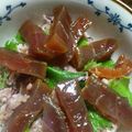 もかみん。's cooksnap of when they made まぐろの漬け丼.