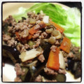 やよもも's cooksnap of when they made 「焼き肉のタレ」で絶品★茄子とひき肉炒め.