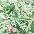 にぃもちゃん's cooksnap of when they made 簡単！かにかま水菜.