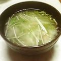 時花菜's cooksnap of when they made みょうが＆水菜のお味噌汁☆.