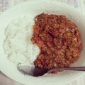 よこぴー9787's cooksnap of when they made 簡単トマトキーマカレー.