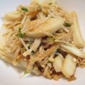 daikanon's cooksnap of when they made えのきとかまぼこのバターポン酢炒め.