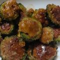 こもりんあここ's cooksnap of when they made 大量消費に！簡単絶品ゴーヤの肉詰め.