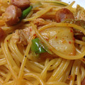 マキノん's cooksnap of when they made 簡単♪残り物キムチとささみのパスタ.