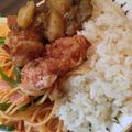 Kirisawa's cooksnap of when they made ワンプレートでトルコライス風.
