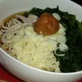 アスカチャチャ's cooksnap of when they made 梅わかめそば.