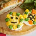 baromaman's cooksnap of when they made カラフルゆでたまご☆お弁当に♪.