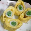 ∮ﾉﾝﾀﾝ∮'s cooksnap of when they made お弁当のおかずに。ちくわの玉子巻き◎.