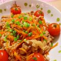meiplu's cooksnap of when they made 豚肉とにんじんの甘辛炒め.
