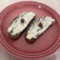 チェリチョコ's cooksnap of when they made ❁桜とクリームチーズのトースト❁.