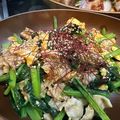 ٩(^‿^)۶'s cooksnap of when they made タレが絡む☆豚肉と卵、小松菜の炒めもの.