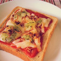 Aloha☆★'s cooksnap of when they made IKEAﾎｯﾄﾄﾞｯｸﾞの残りﾄｰｽﾄ.