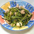 たましんママ's cooksnap of when they made 簡単✿小松菜と鶏肉の❀麺つゆソース炒め✿.