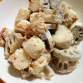 りんママ042's cooksnap of when they made 里芋と蓮根の梅マヨサラダ.