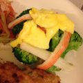 シングルアイシャドウ's cooksnap of when they made ブロッコリーとカニカマとたまごのあんかけ.
