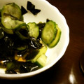 サトモユリア's cooksnap of when they made きゅうりとわかめの酢の物.