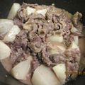 ちゃみ's cooksnap of when they made 牛肉とゴロゴロ大根のスタミナ煮込み.