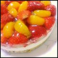 たけのこ☆★'s cooksnap of when they made 簡単とろけるレアチーズケーキ.