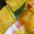 ブウチャン's cooksnap of when they made ちょっぴり洋風？南瓜ベーコンのにんにく煮.