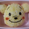 maichay's cooksnap of when they made H@ppy.キャラ弁 ぷーさん.